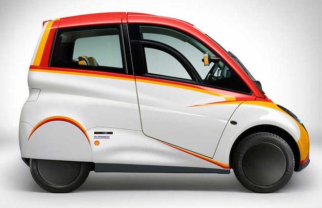 Provided by Shell/Justin Leighton Gordon Murray's redesigned T25 city car is now dubbed, "Project M."