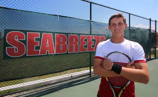 Seabreeze's Will Greaves went 18-1 with his only loss coming in the district final when he had to retire with what he called “cramps all over.” NEWS-JOURNAL/JIM TILLER