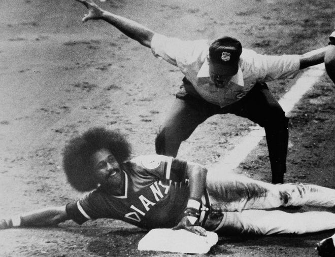 Oscar Gamble's early-career Afro was quite glorious. AP FILE