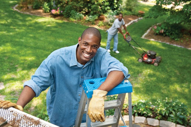 Now is the time to start spring home maintenance projects such as cleaning gutters and downspouts.