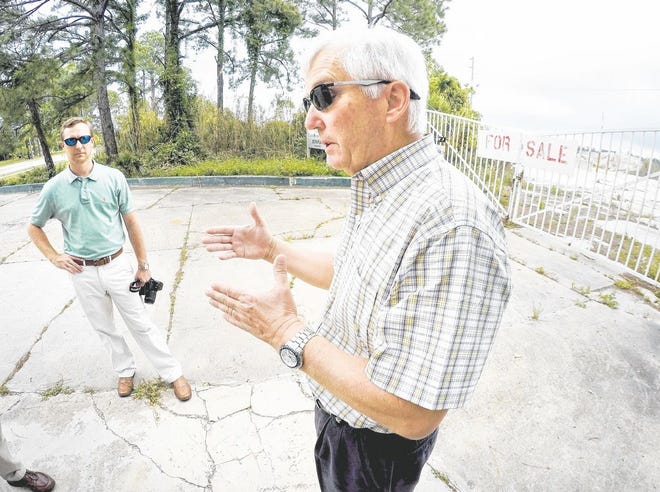 Destin city manager Greg Kisela talks recently about the city acquiring the old cement plant on Joe's Bayou in Destin