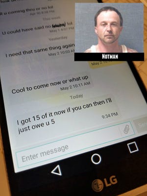 Alliance Police Department posted this image on their Facebook page asking people to stop calling Steve Notman's phone.