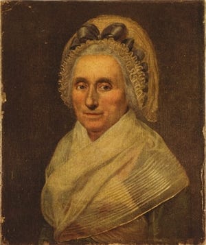 This portrait of Mary Ball Washington was painted by Robert Edge Pine in 1786. PHOTO PROVIDED