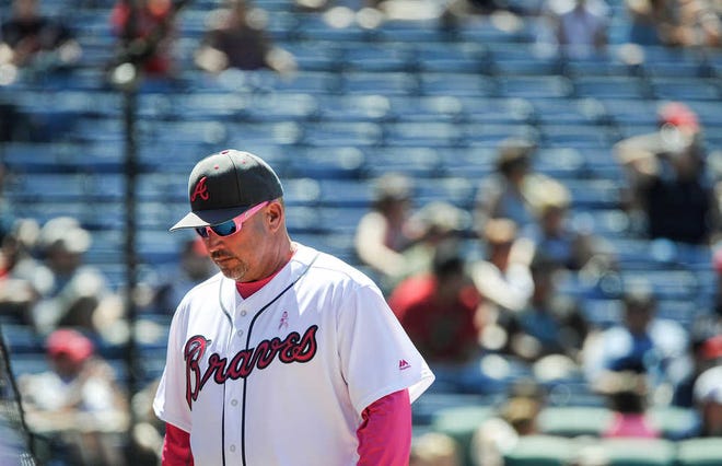 Atlanta manager Fredi Gonzalez said that in spite of the tough string of losses, the players are fighting to improve.