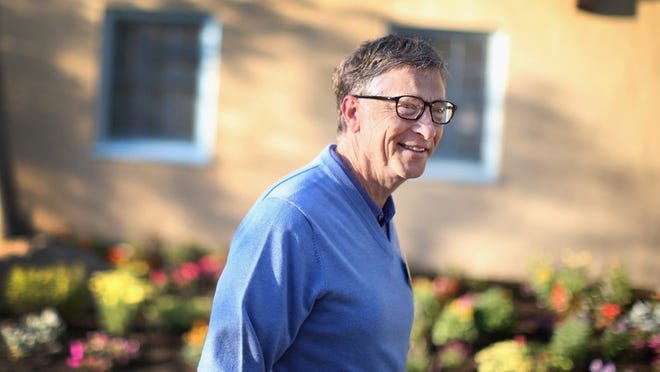 SUN VALLEY, ID - JULY 11: Bill Gates, chairman and founder of Microsoft Corp., attends the Allen & Company Sun Valley Conference on July 11, 2014 in Sun Valley, Idaho. Many of the world's wealthiest and most powerful executives from media, finance, and technology attend the annual week-long conference which is in its 32nd year. (Photo by Scott Olson/Getty Images)
