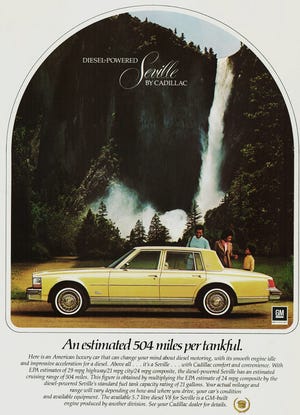 The 1976 to 1979 Cadillac Seville was Cadillac’s first “smaller” luxury model, and it sold well enough to keep it in its lineup until a second generation in 1980. (Advertisement compliments Cadillac)

The 1976 to 1979 Cadillac Seville was Cadillac’s first “smaller” luxury model, and it sold well enough to keep it in its lineup until a second generation in 1980. (Advertisement compliments Cadillac)