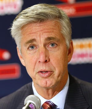 The Red Sox are being investigated for the procedure by which they signed multiple players from Venezuela in the most recent international signing period, according to Baseball America. Above, president of baseball operations Dave Dombrowski speaks at a press conference during the offseason.