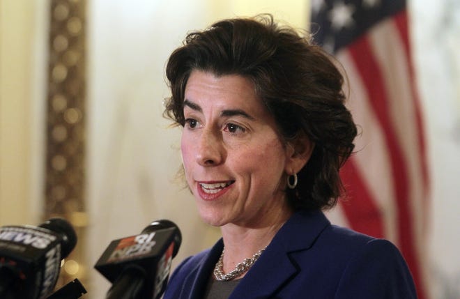 Gov. Gina Raimondo said she may testify in behalf of the line item veto, which Rhode Island's voters overwhelmingly support. PROVIDENCE JOURNAL FILE PHOTO