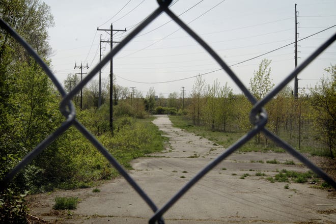 The 9-acre section of the East Pointe parcel could become home to 144 apartments, under development plans put forth by Prominem LLC. The Providence Journal/Kris Craig