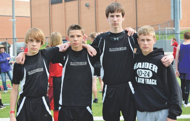 Several CMB Middle School Track Boys Make State