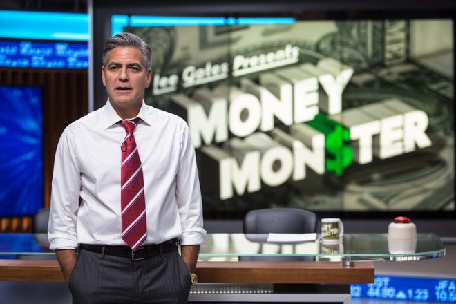 In this image released by Sony Pictures, George Clooney appears in a scene from "Money Monster." (Atsushi Nishijima/TriStar Pictures- Sony Pictures via AP)