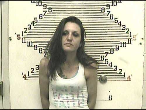 Jessica Mottin, 27, of Atchison, was arrested in connection with possession of stolen property, felony obstruction, possession of meth, and possession of drug paraphernalia. She also had a $2,500 warrant out of Shawnee County for trafficking contraband in a correctional facility.