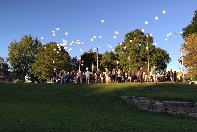 The Crisis Intervention Center of Stark County hosted this suicide prevention balloon launch. (Provided photo)