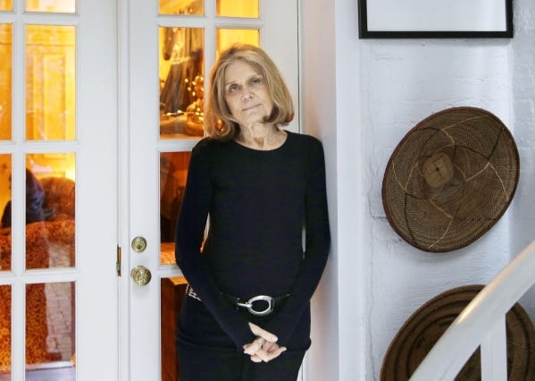 Gloria Steinem produces and hosts "Woman," a series of documentaries focusing on issues threatening women.