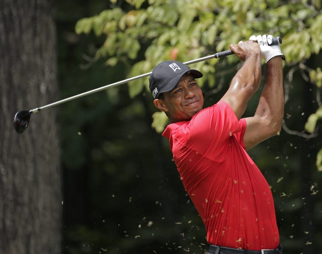 Tiger Woods, who underwent two back surgeries last fall, said he's getting stronger and hitting the ball better. But there is still no timetable for his return to the PGA Tour.