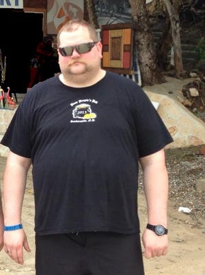 Bryan Wittman in May 2014 at about 415 pounds. Wittman was diagnosed with type 2 diabetes in March 2015 and it motivated him to change his lifestyle. Courtesy photo