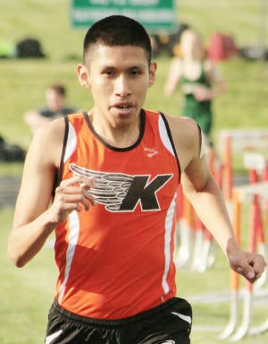 Rolando Aguilar and the Kewanee Boilermakers compete in the Class 2A Mendota Sectional Friday.