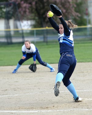 York High School senior Stephanie Rundlett fired a six-inning perfect game on Friday in the Wildcats' 13-0 win over Kennebunk.