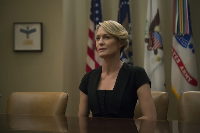 Robin Wright, who plays the U.S. first lady on "House of Cards"