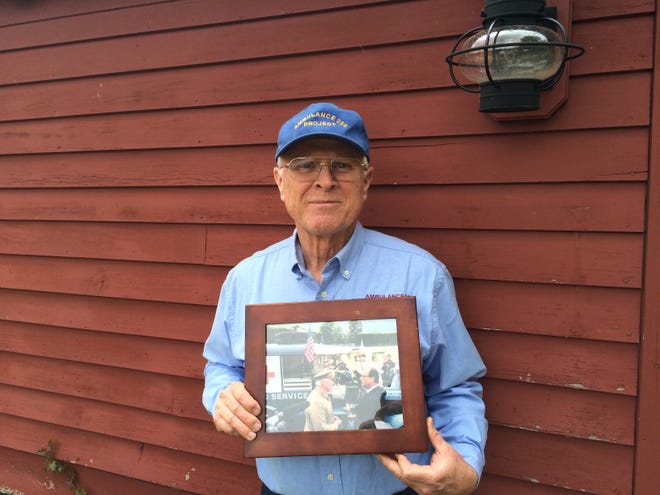 George King III, of Franklin, is an expert on the American Field Service of volunteer ambulance drivers in France during World War I. He will be the keynote speaker for Sunday's Memorial Day Parade in Colchester. Ryan Blessing/NorwichBulletin.com