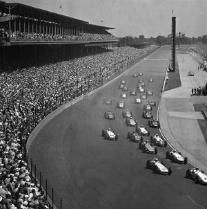 In 1961, 33 cars started at Indianapolis Motor Speedway for the 45th Indianapolis 500. Eddie Sachs won the pole and A.J. Foyt won the race.