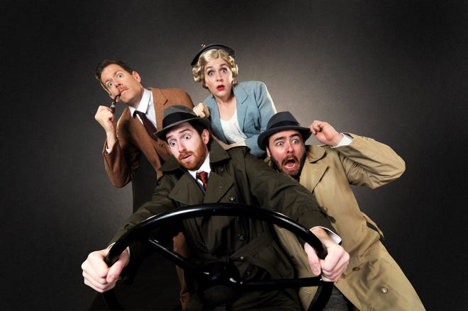 Allan Snyder, Luke Halferty, Megan Pickrell and Quinn Patrick Shannon star in this summer's "The 39 Steps" at the Cabaret at Theater Square.