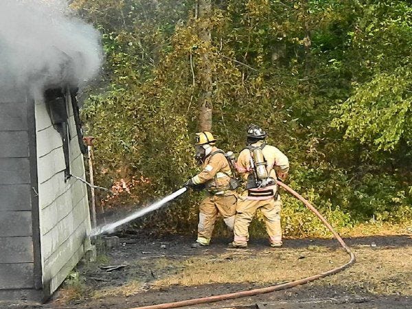 Moore County firefighters save home in Eastwood community
