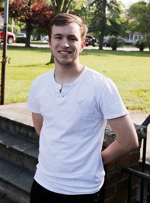 Tyler Moulton, Abington High School's valedictorian, will attend Harvard in the fall.