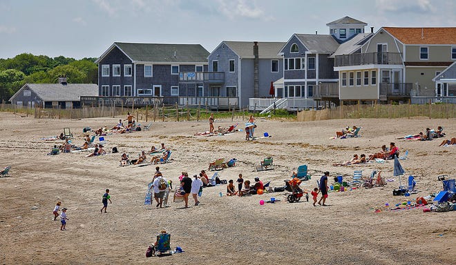 Peggotty Beach, Scituate on a fine weather day, Tuesday, May 31, 2016. Greg Derr/ The Patriot Ledger.