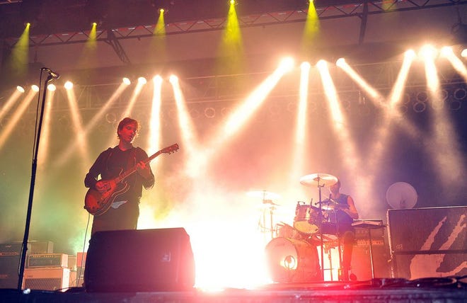 Third Eye Blind performs for the crowd during in Gadsden, Alabama. Third Eye Blind will play at the Crystal Coast Music Festival.