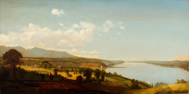 The July 16 lecture at Grey Towers will feature the art of Jervis McEntee, such as this iconic "View on the Hudson Near the Rondout." Photo provided