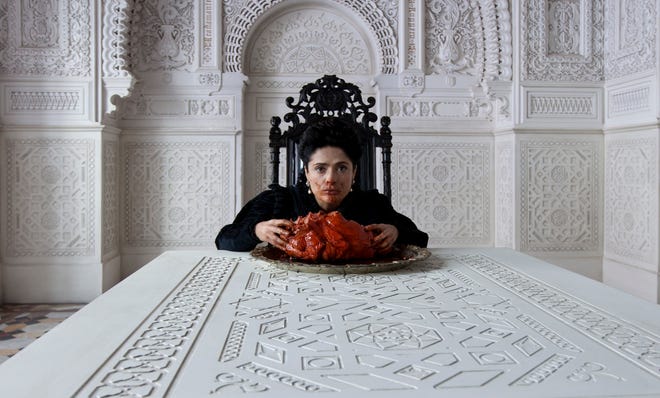 Salma Hayek (Queen of Longtrellis) in Matteo Garrone's "Tale of Tales." (Archimede)