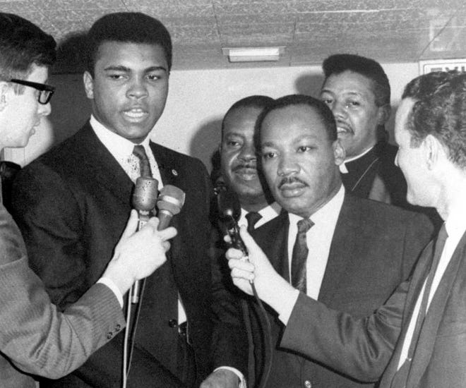 Muhammad Ali was a transformative figure in culture, blending boundaries