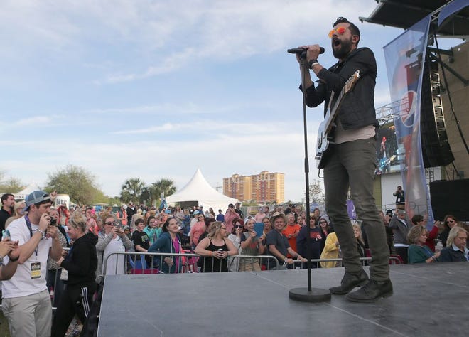 Old Dominion performs during the inaugural SpringJam country music festival at Aaron Bessant Park on April 9 in Panama City Beach. Beach and tourism officials cite SpringJam as the type of event that will boost visitor traffic outside the Spring Break season.