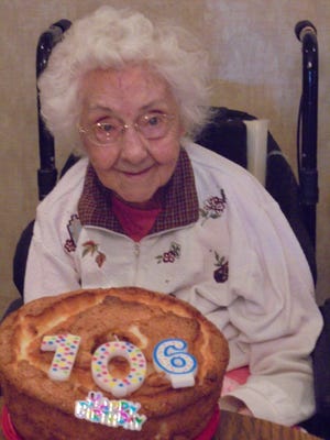 Charlotte Stilgenbauer recently celebrated her 106th birthday at New Dawn Retirement Community.