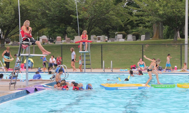 Children play at Bouws Pool in Holland Thursday, July 16, 2015. File photo/Sentinel staff