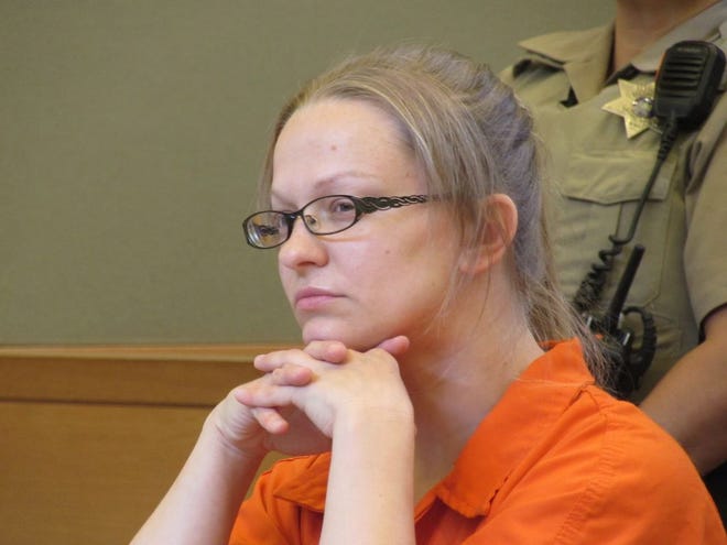 Murder defendant Angelika Graswald in Orange County Court on Tuesday.