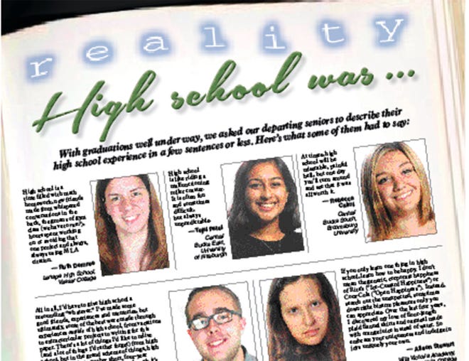 Reality panelists reflect on their high school years.