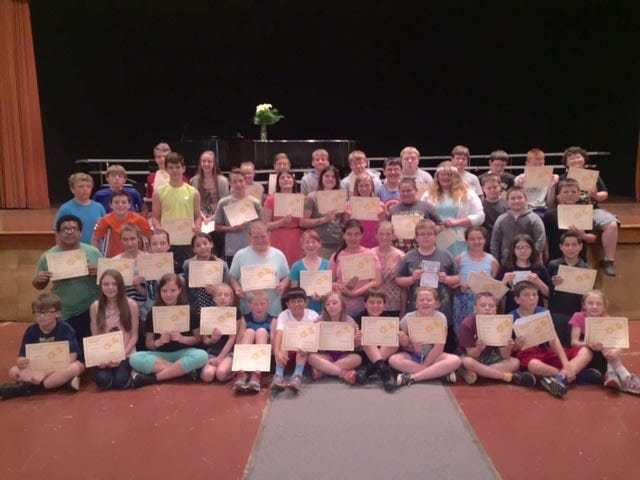Davis Middle School recognized its Star Students for the month of May during an awards ceremony. COURTESY PHOTO