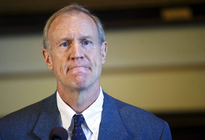 Gov. Bruce Rauner is trying to weave a wider web of blame for the state budget mess, extending his criticism of House Speaker Michael Madigan and other Democratic lawmakers to Attorney General Lisa Madigan, the speaker's daughter. File/The State Journal-Register