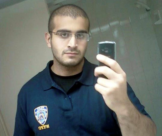 An undated photo from a social media account of Omar Mateen, who Orlando Police have identified as the suspect in the mass shooting at a gay nighclub in Orlando, Florida, U.S., June 12, 2016. To match Insight USA-ISLAMIC STATE/CRIME  Omar Mateen via Myspace/Handout via REUTERS