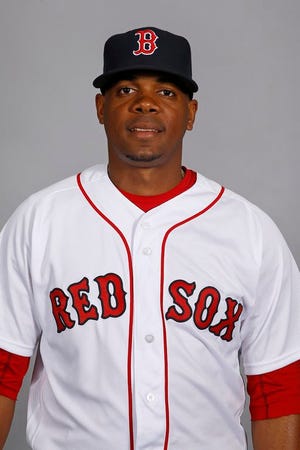 Pitcher Roenis Elias of the Boston Red Sox.