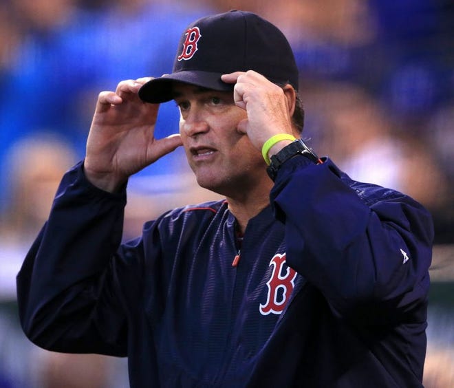 John Farrell says he has spoken with Dave Dombrowski about beefing up the Red Sox roster.
