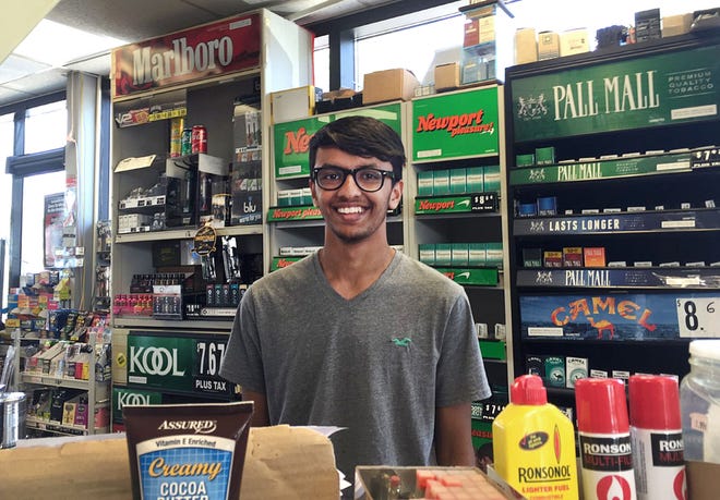 Reenish Shah, 18, from Bristol, is an employee at a Lukoil gas station in Philadelphia near the county line. He expects customers to cross the border to avoid the tax.