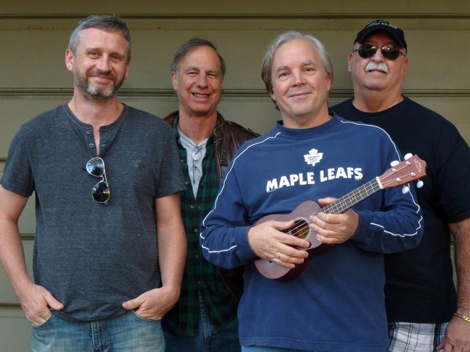 The Couch Messiahs, with, from left, Paul Goble, Kenny Shore, Mick Marino and Bill Kellogg, will perform Saturday at the Great Outdoors in High Springs.
