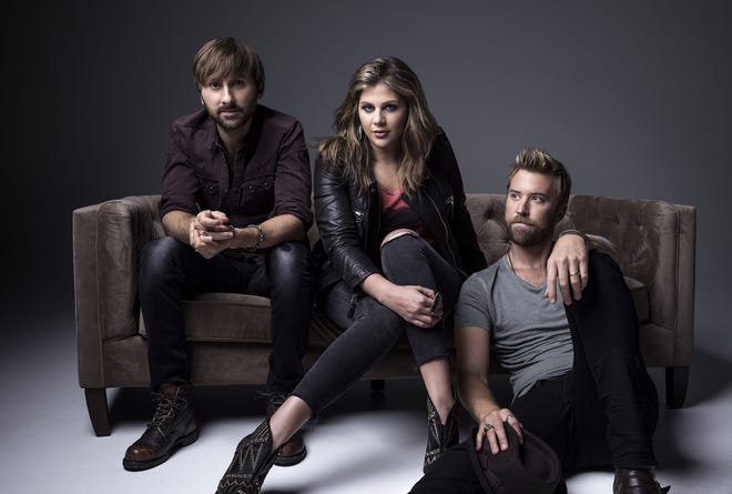 Lady Antebellum — from left, Dave Haywood, Hillary Scott and Charles Kelley — formed in Nashville in 2006 and has since won seven Grammy Awards.