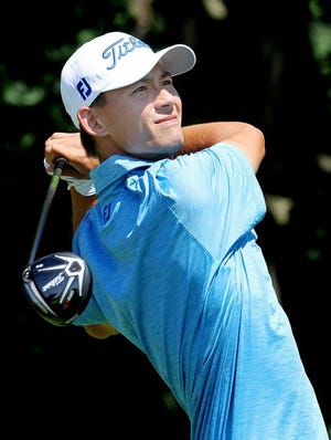 Fred Wedel, teeing off on the 18th hole on Saturday, shot a final round 67 to win the Northeast Amateur by one stroke.