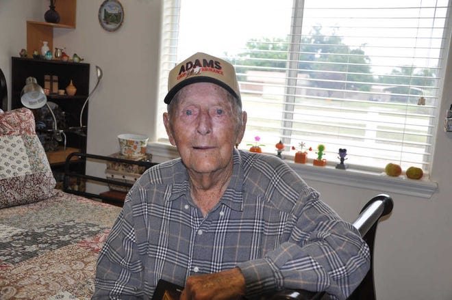 Sam Parham is a veteran of the U.S. Navy in World War II. He now lives in Lamesa.