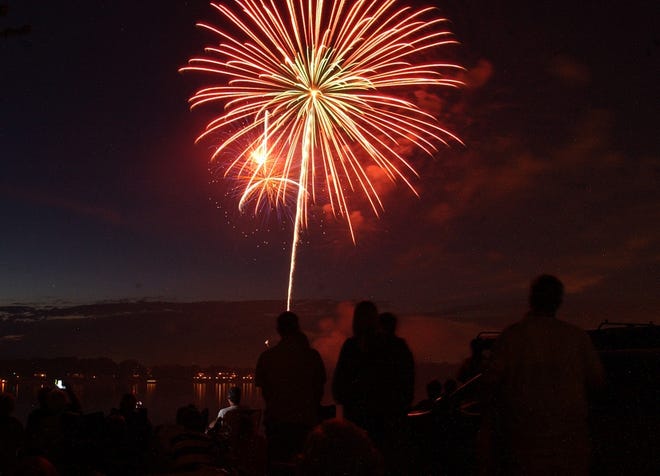 Fireworks over Kollen Park are shown in this Sentinel file photo.

FILE