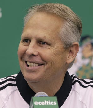 Despite a sales push that included a visit from Patriots quarterback Tom Brady during a recent meeting in the Hamptons, Celtics president of basketball operations Danny Ainge (pictured) was unable to lure free-agent forward Kevin Durant to Boston.